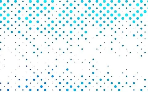 Light BLUE vector pattern with spheres. Stock Illustration