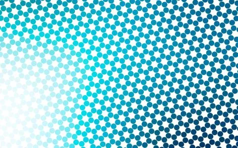 Light BLUE vector pattern with spheres. 스톡 일러스트