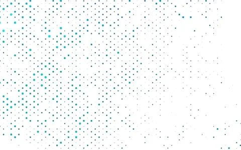 Light BLUE vector pattern with spheres. Illustrazione stock