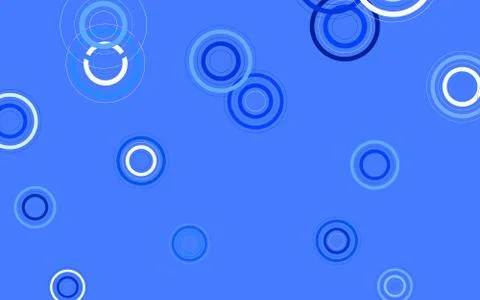 Light BLUE vector pattern with spheres. Stock Illustration