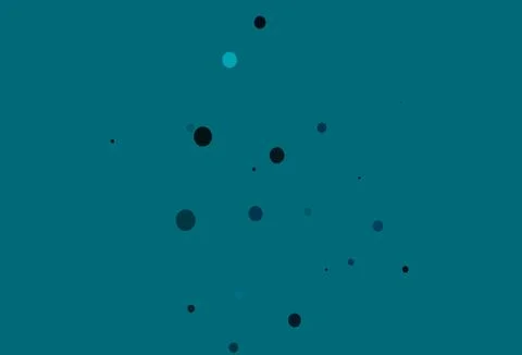 Light BLUE vector pattern with spheres. 스톡 일러스트