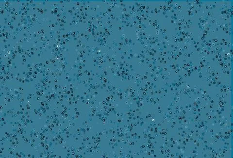 Light BLUE vector pattern with spheres. Stock Illustration