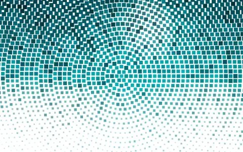 Light BLUE vector pattern in square style. Illustrazione stock