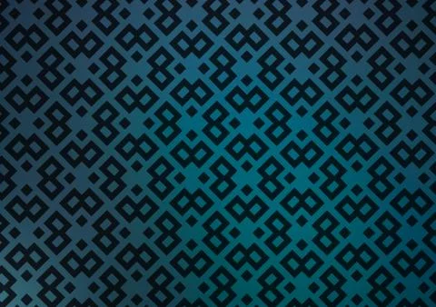 Light BLUE vector pattern in square style. Illustrazione stock