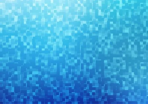 Light BLUE vector pattern in square style. Stock Illustration