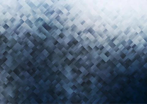 Light BLUE vector pattern in square style. イラスト素材