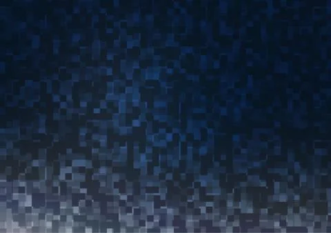 Light BLUE vector pattern in square style. Illustrazione stock