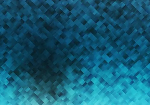 Light BLUE vector pattern in square style. 스톡 일러스트