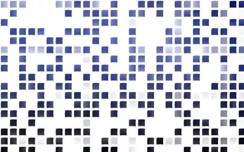 Light BLUE vector pattern in square style. 库存插图