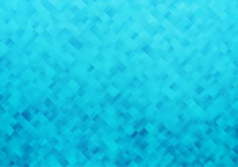 Light BLUE vector pattern in square style. Stock Illustration