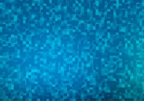 Light BLUE vector pattern in square style. Illustrazione stock