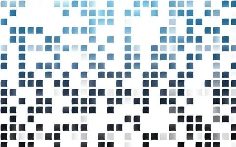 Light BLUE vector pattern in square style. イラスト素材