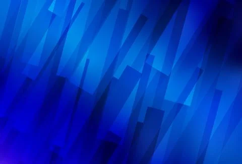 Light BLUE vector pattern in square style. Stock Illustration