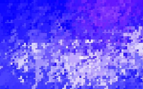 Light BLUE vector pattern in square style. Stock Illustration