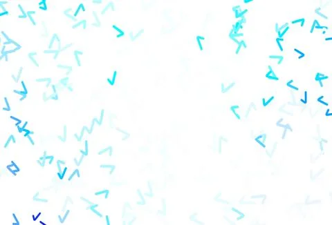 Light BLUE vector pattern with wry lines. Stock Illustration