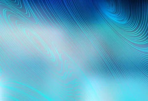 Light BLUE vector pattern with wry lines. Stock Illustration