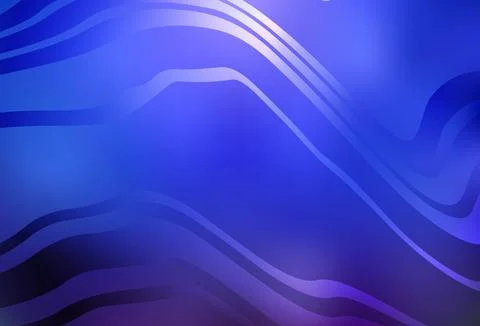 Light BLUE vector pattern with wry lines. イラスト素材