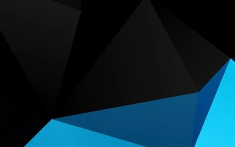 Light BLUE vector polygon abstract layout. Stock Illustration