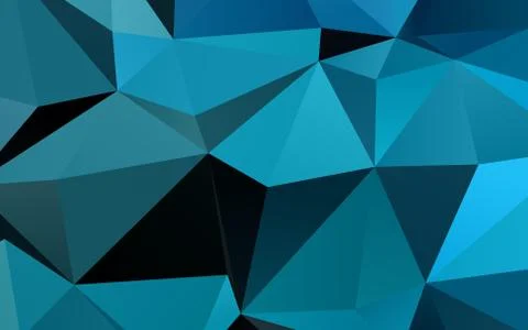 Light BLUE vector polygon abstract layout. 스톡 일러스트