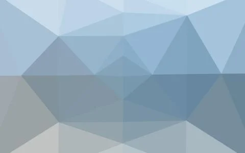 Light BLUE vector polygon abstract background. 库存插图