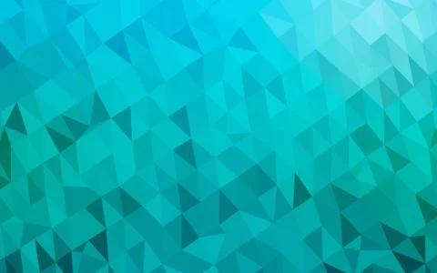 Light BLUE vector polygon abstract layout. Stock Illustration
