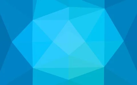 Light BLUE vector polygon abstract layout. Illustrazione stock