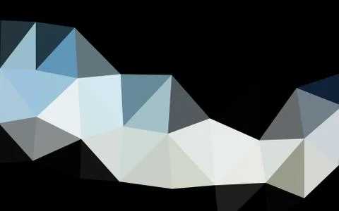 Light BLUE vector polygon abstract background. Stock Illustration