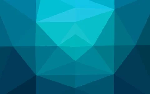 Light BLUE vector polygon abstract background. Stock-Illustration