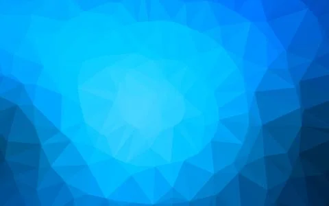 Light BLUE vector polygon abstract layout. Stock Illustration
