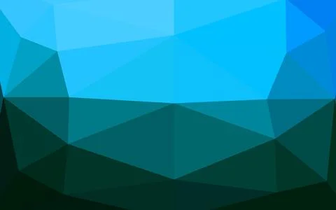 Light BLUE vector polygon abstract background. Stock Illustration