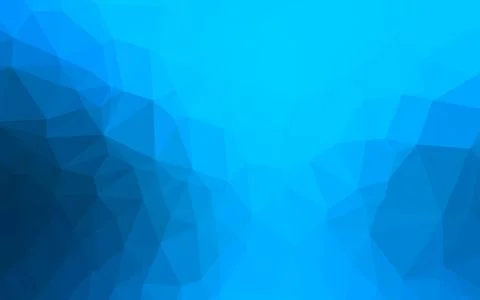 Light BLUE vector polygon abstract backdrop. Stock Illustration