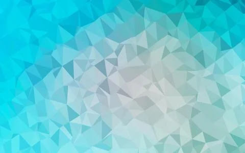 Light BLUE vector polygonal background. Stock Illustration
