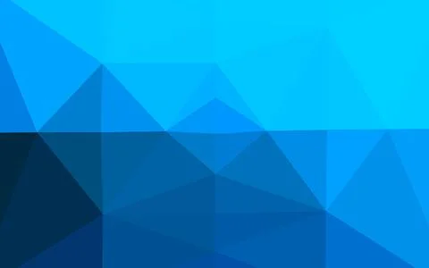 Light BLUE vector polygonal background. Stock Illustration