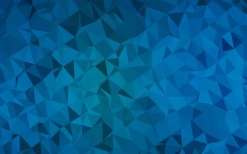 Light BLUE vector polygonal pattern. Stockillustratie