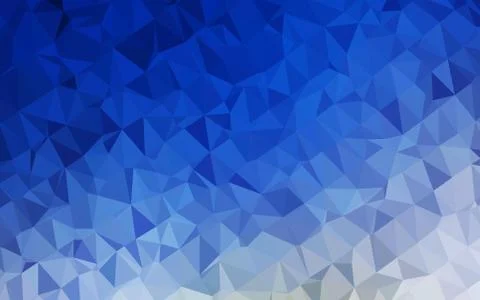 Light BLUE vector polygonal pattern. イラスト素材