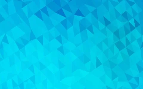 Light BLUE vector polygonal pattern. Illustrazione stock