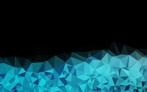 Light BLUE vector polygonal pattern. イラスト素材
