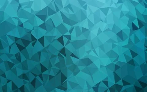 Light BLUE vector polygonal pattern. Illustrazione stock