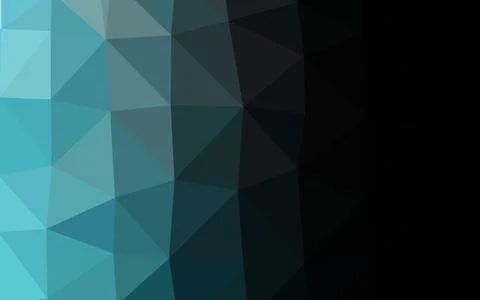 Light BLUE vector polygonal pattern. Illustrazione stock
