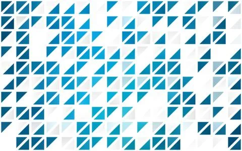 Light BLUE vector seamless backdrop with lines, triangles. Illustrazione stock