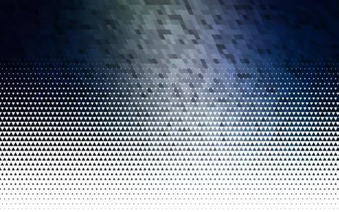 Light BLUE vector seamless backdrop with lines, triangles. Stock Illustration