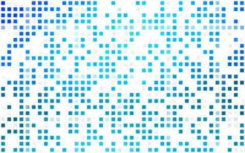 Light BLUE vector seamless backdrop with rectangles, squares. Stock Illustration