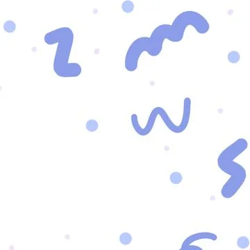 Light BLUE vector seamless background with lines, ovals. Illustration with .. Stock Illustration