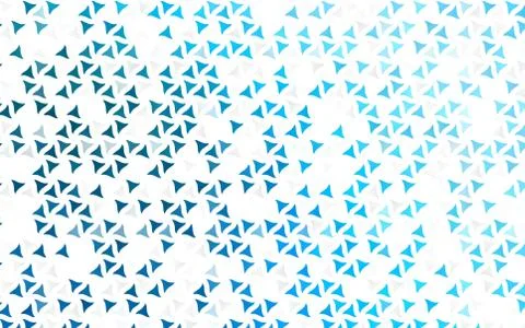 Light BLUE vector seamless layout with lines, triangles. Stock Illustration
