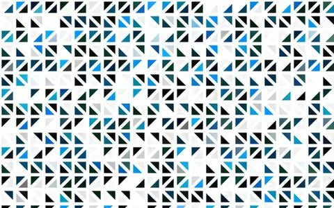 Light BLUE vector seamless layout with lines, triangles. Stock-Illustration