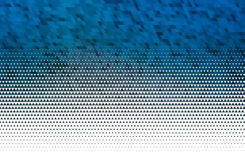 Light BLUE vector seamless pattern in polygonal style. 스톡 일러스트