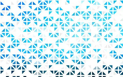Light BLUE vector seamless pattern in polygonal style. Stock Illustration