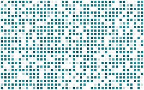 Light BLUE vector seamless template with crystals, rectangles. Stock Illustration