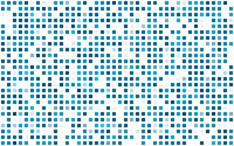 Light BLUE vector seamless template with crystals, rectangles. Stock Illustration