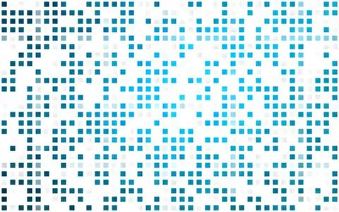 Light BLUE vector seamless texture in rectangular style. Illustrazione stock